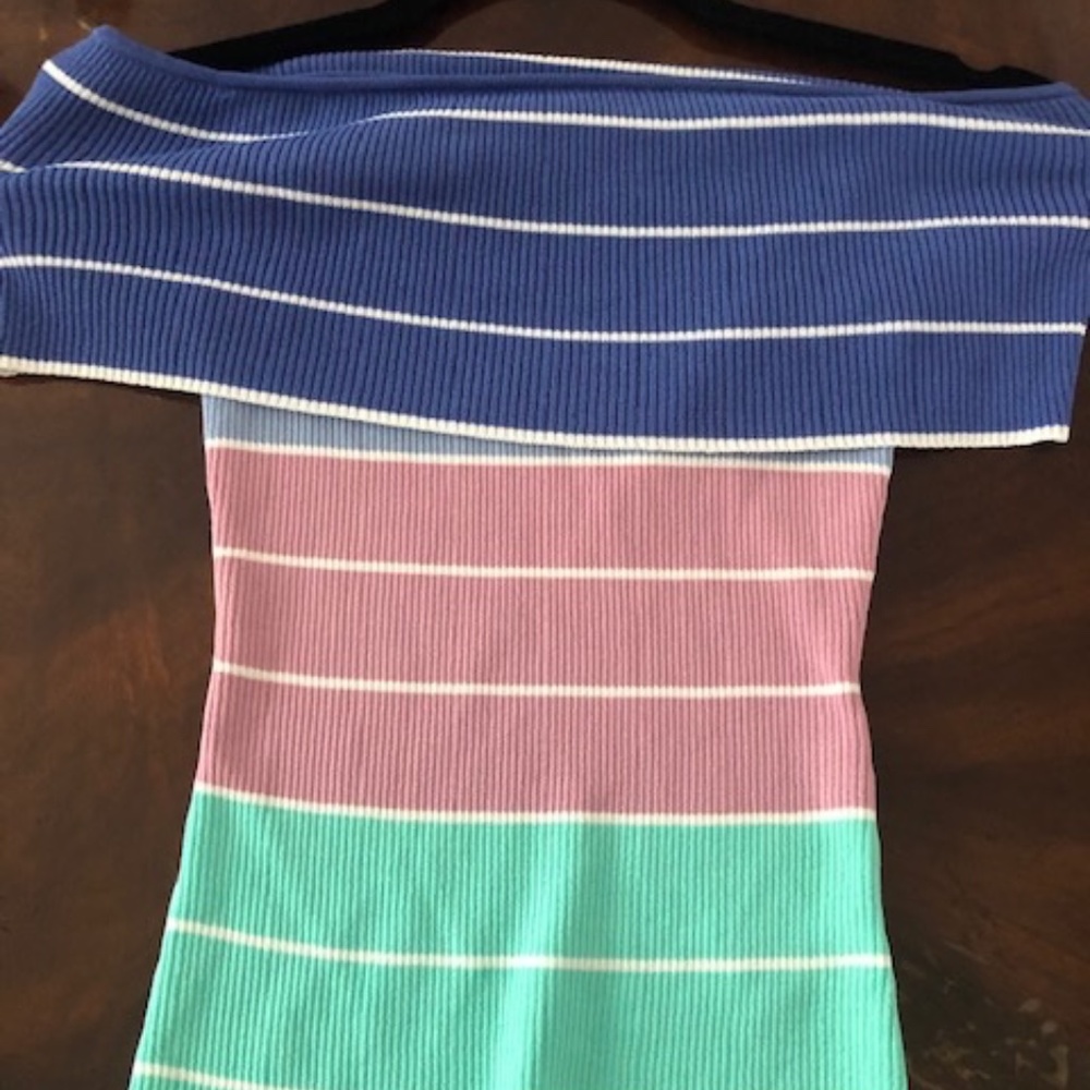 NWT Almost Pink Super Cute Off Shoulder Top